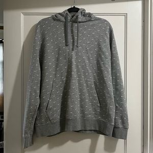 Gray Nike Hoodie/Sweatshirt (Large)